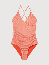 Costume Intero Klinte a Fasce Sottili Rosso | Dedicated