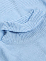 Pullover Highneck Blue | Knowledge Cotton Apparel