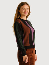 Arendal Wavy Stripe Sweater | DEDICATED