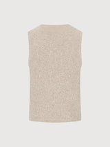 Gilet Karla Lana Beige | Stapf