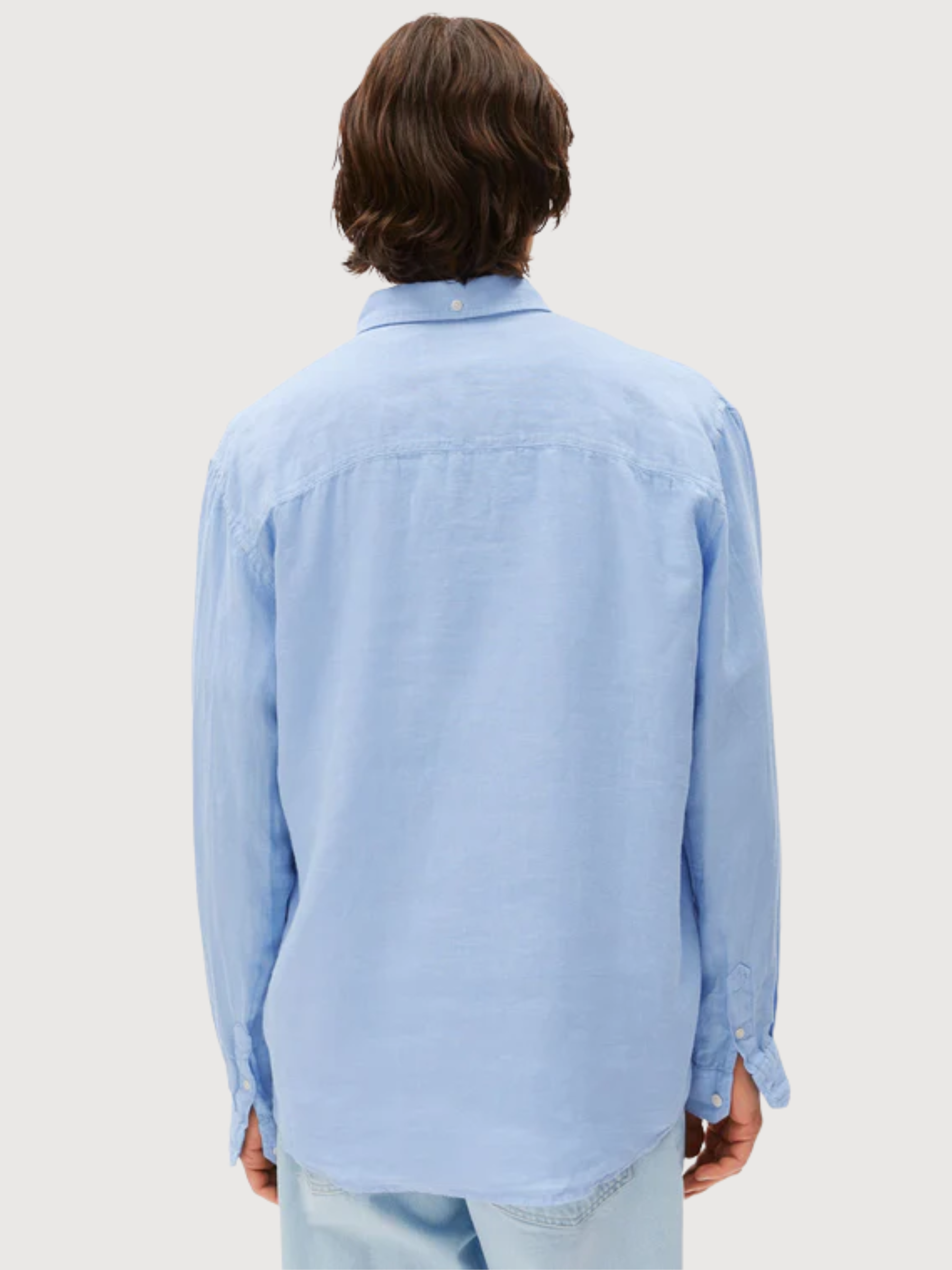 Shirt Longsleeve Linen Man Wedgwood | Armedangels