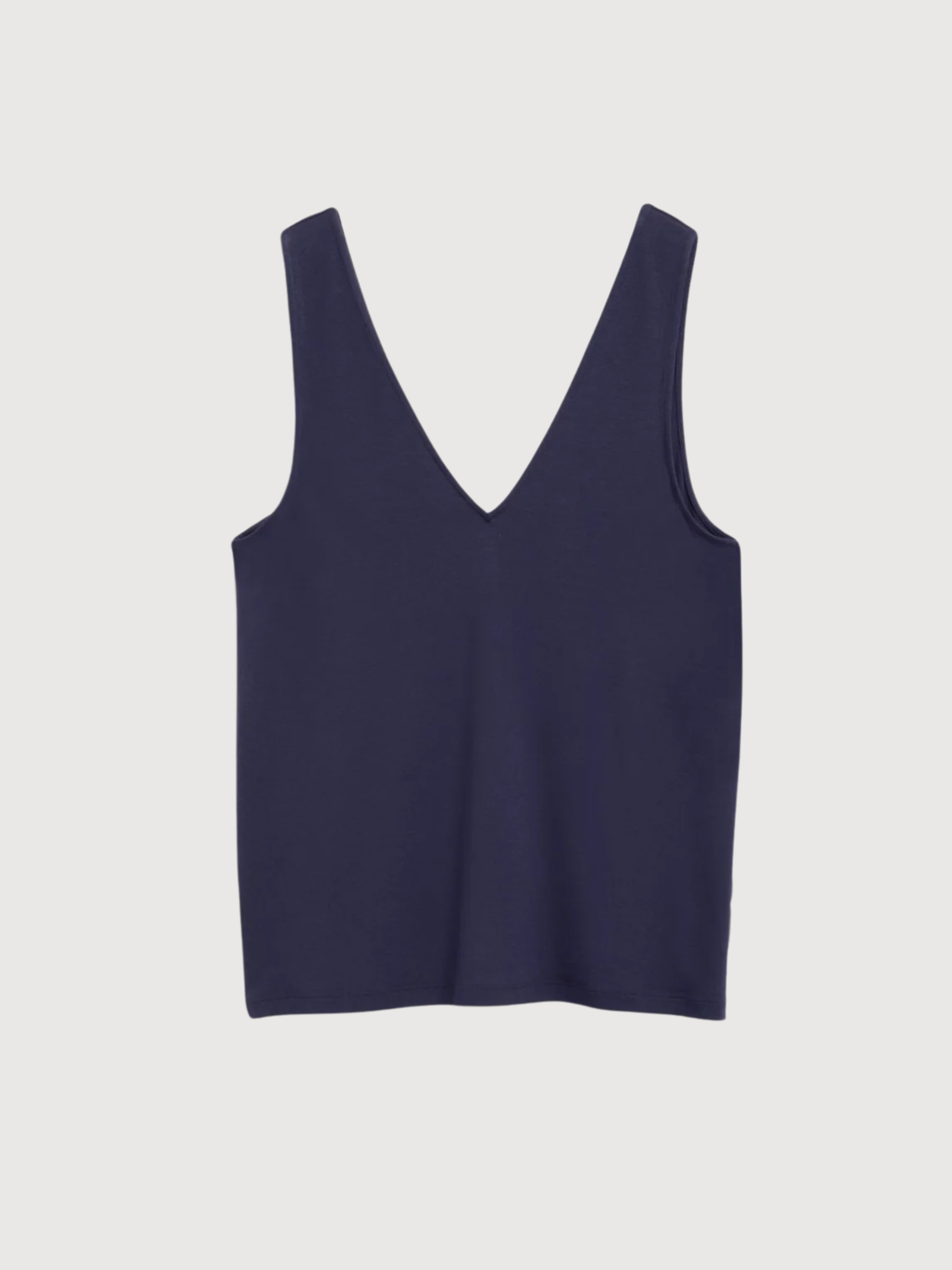 Top V-neck Jersey Tinted Navy | Armedangels