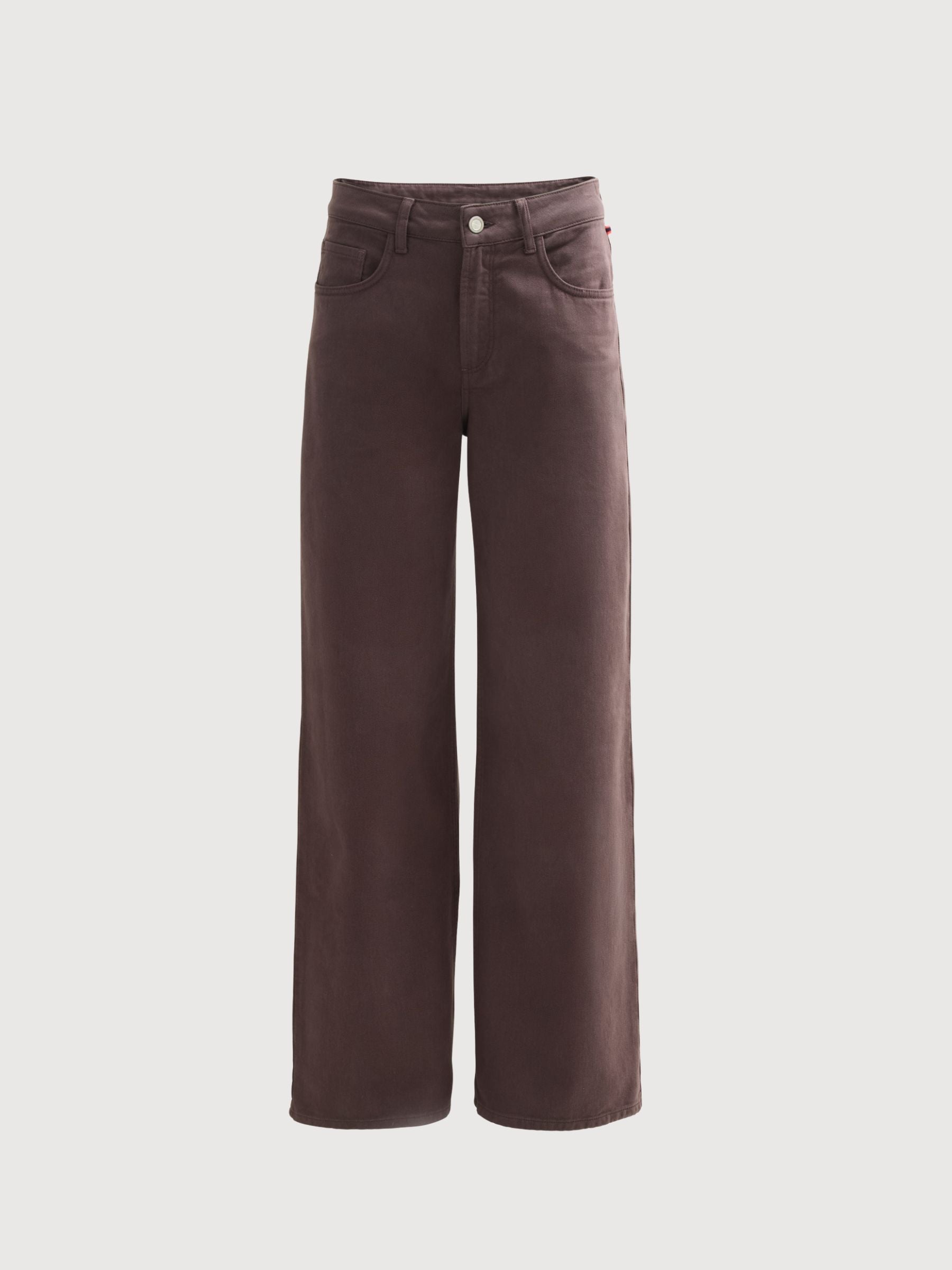 Trouser Twill Dark Brown | PEOPLE WEAR ORGANIC