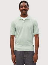 Strick-Polohemd Kurzarm Foam | Armedangels