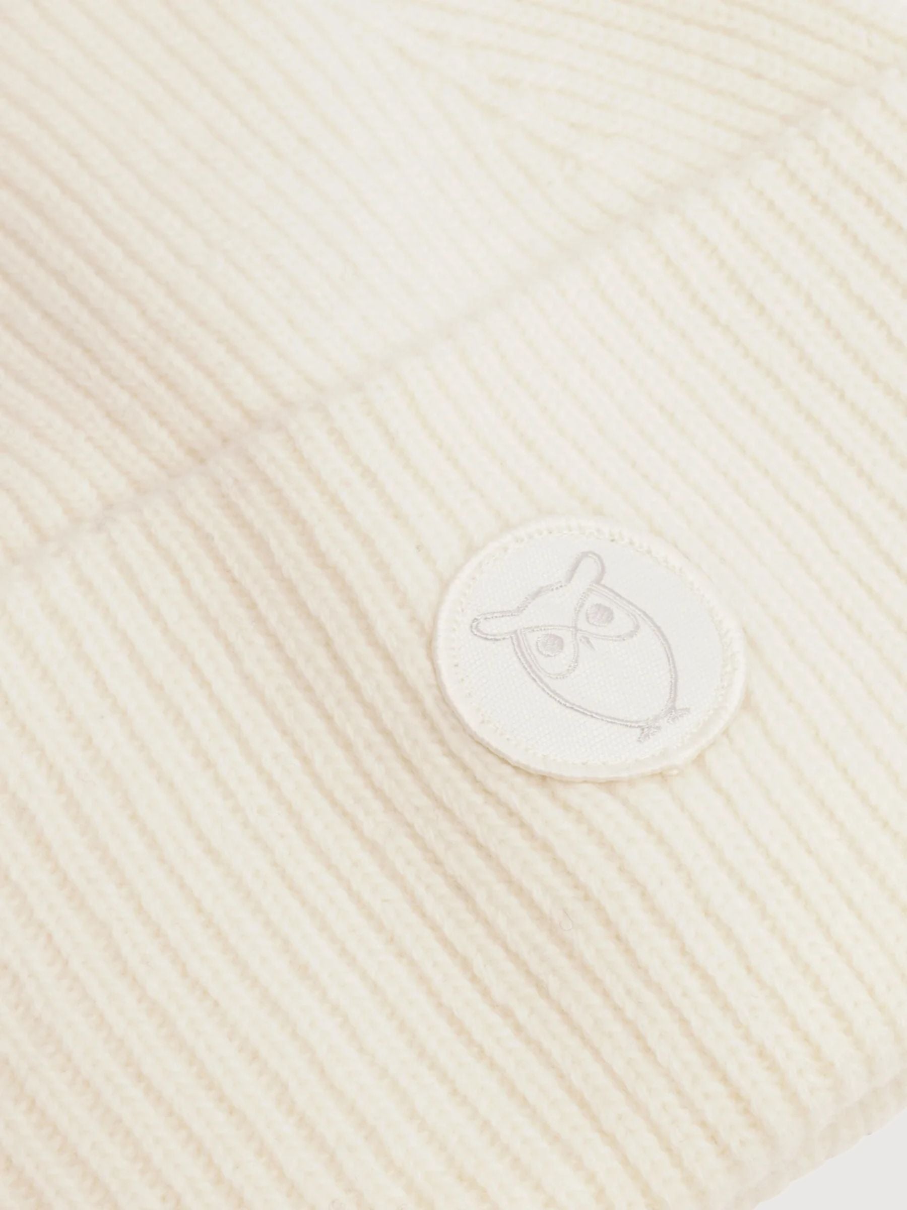 Wool Beanie Egret | KNOWLEDGE COTTON APPAREL