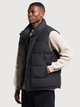 Puffer Weste Bergen schwarz | Dedicated