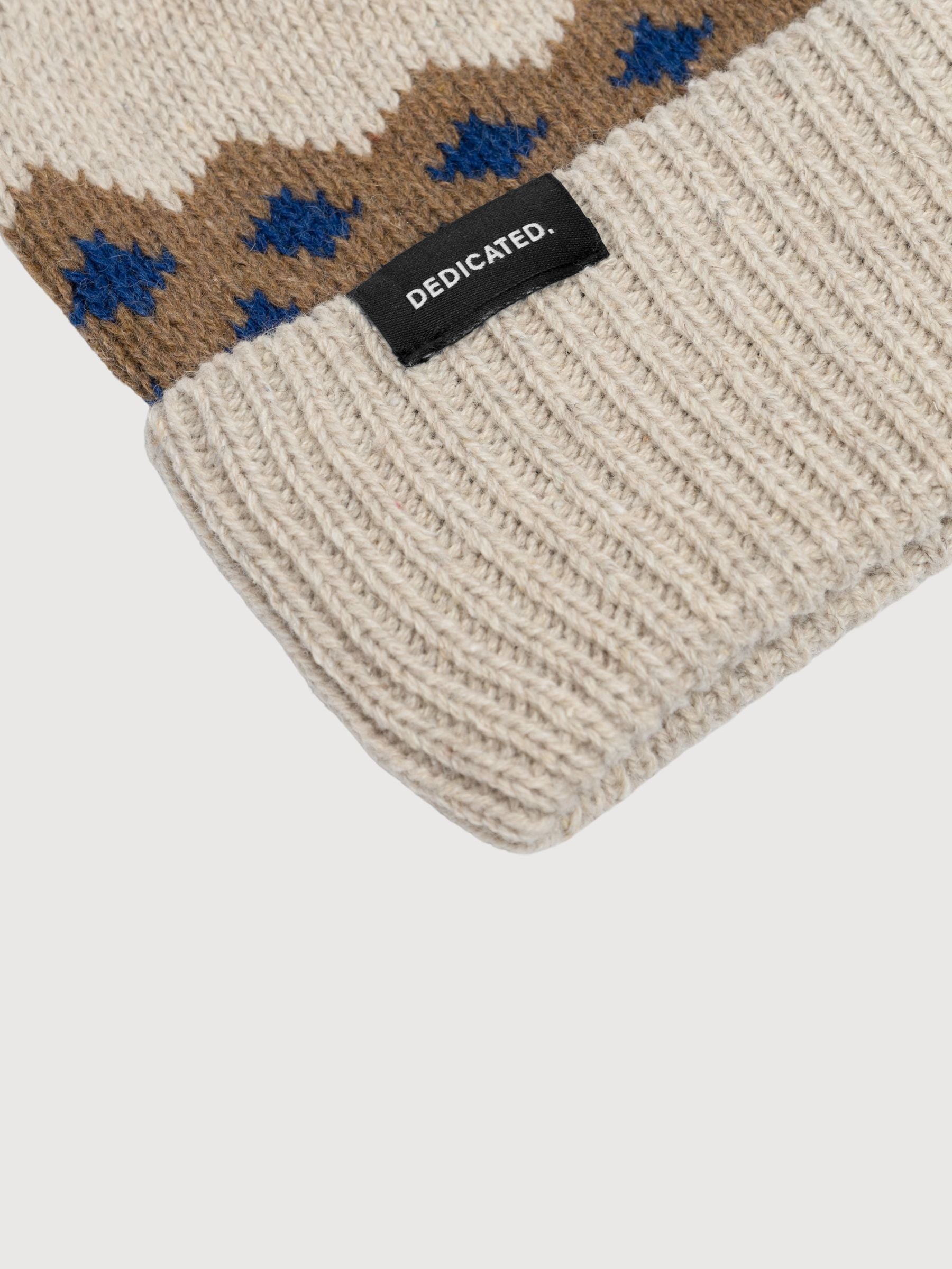 Beanie Hemavan Woolfair Isle Pearl White | Dedicated