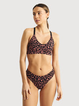 Weicher Bra Junsele Leopard Terracotta Rot | Dedicated