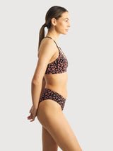 Weicher Bra Junsele Leopard Terracotta Rot | Dedicated