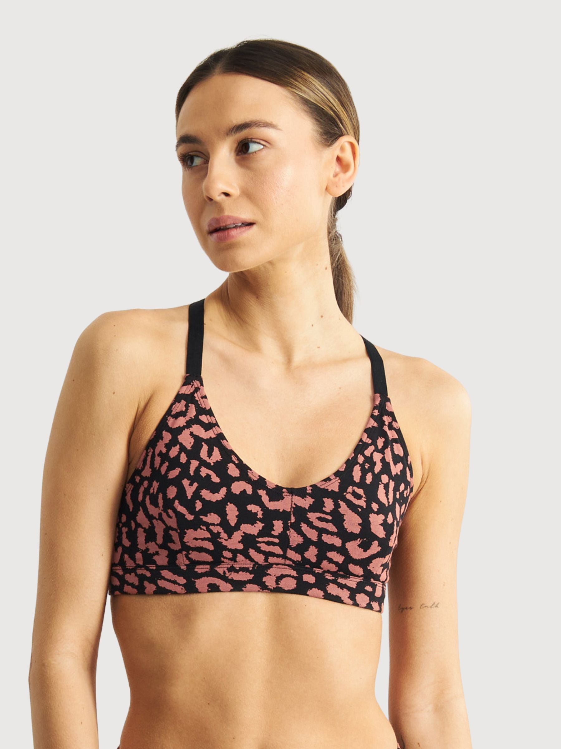 Weicher Bra Junsele Leopard Terracotta Rot | Dedicated