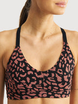 Weicher Bra Junsele Leopard Terracotta Rot | Dedicated