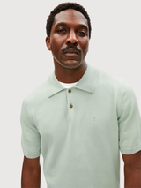 Strick-Polohemd Kurzarm Foam | Armedangels