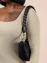 Shoulder Strap Braided Black | O my Bag