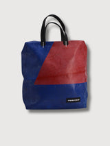 Backpack F201 Pete Blue and Red In Used Truck Tarps | Freitag