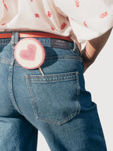 Jeans Marlene Blue Organic Cotton Woman | Lanius