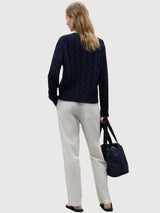 Sweater Til Navy in Organic Cotton | Ecoalf