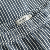 Shorts Vejle Work Stripe Blue Cotton | Dedicated