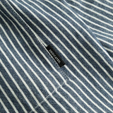 Shorts Vejle Work Stripe Blue Cotton | Dedicated