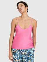 Tank Top Bright Orchid Lyocell | Lanius