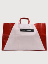 Shopper Miami Wide Bianco/Rosso | Freitag