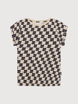 Visby T-shirt Pepita Cats Organic Cotton | Dedicated