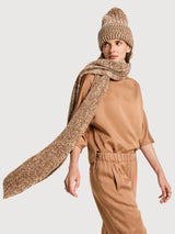 Scarf Knitted Brown Unisex | Lanius