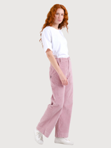 Pantaloni Curdroy Vara Rosa Chiaro | Dedicated