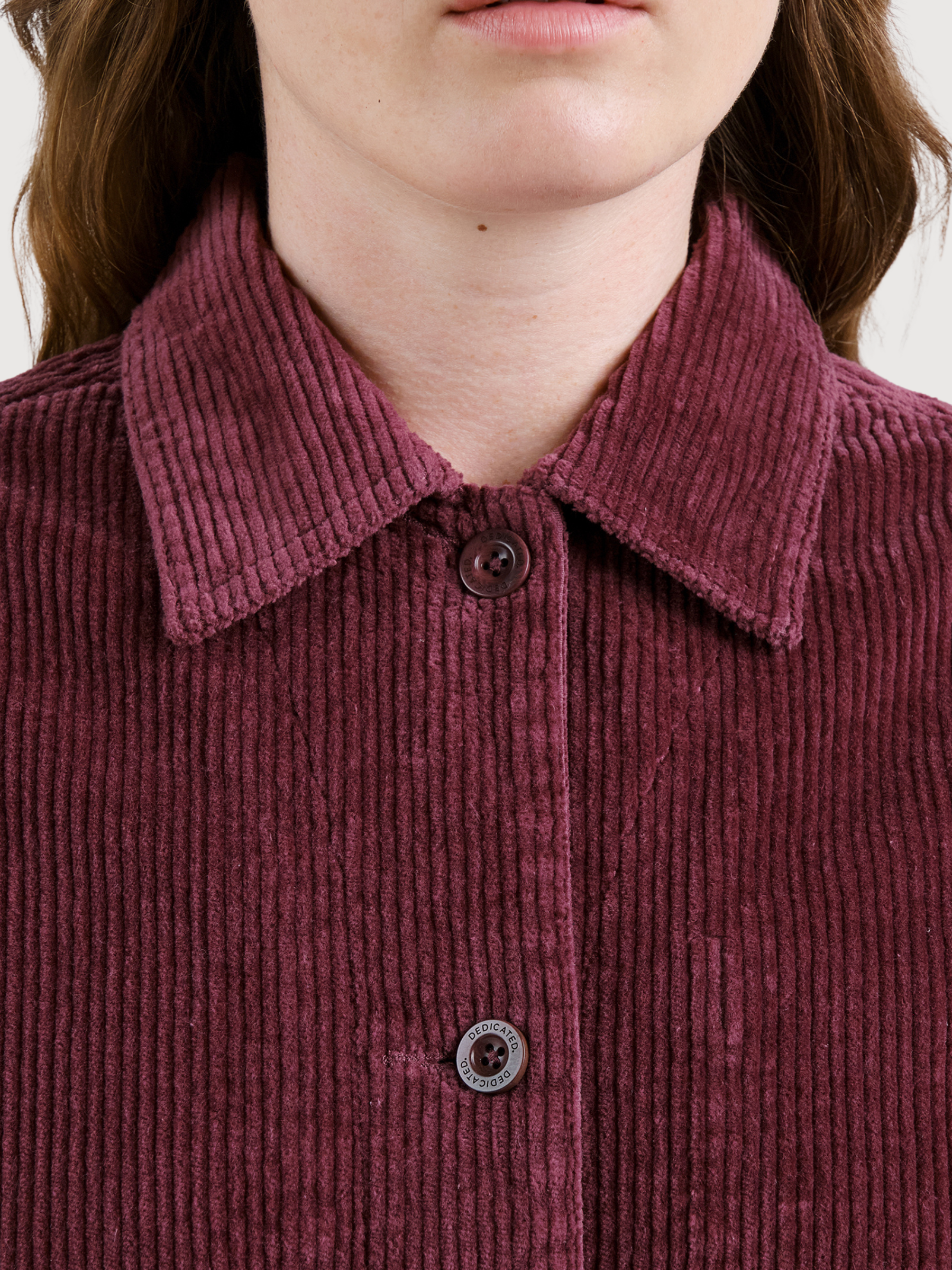 Curdroy Jacket Stiby Dark Red | Ecoalf