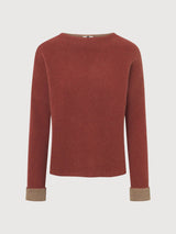 Pullover Nicoletta Lana Rosso Scuro | Stapf