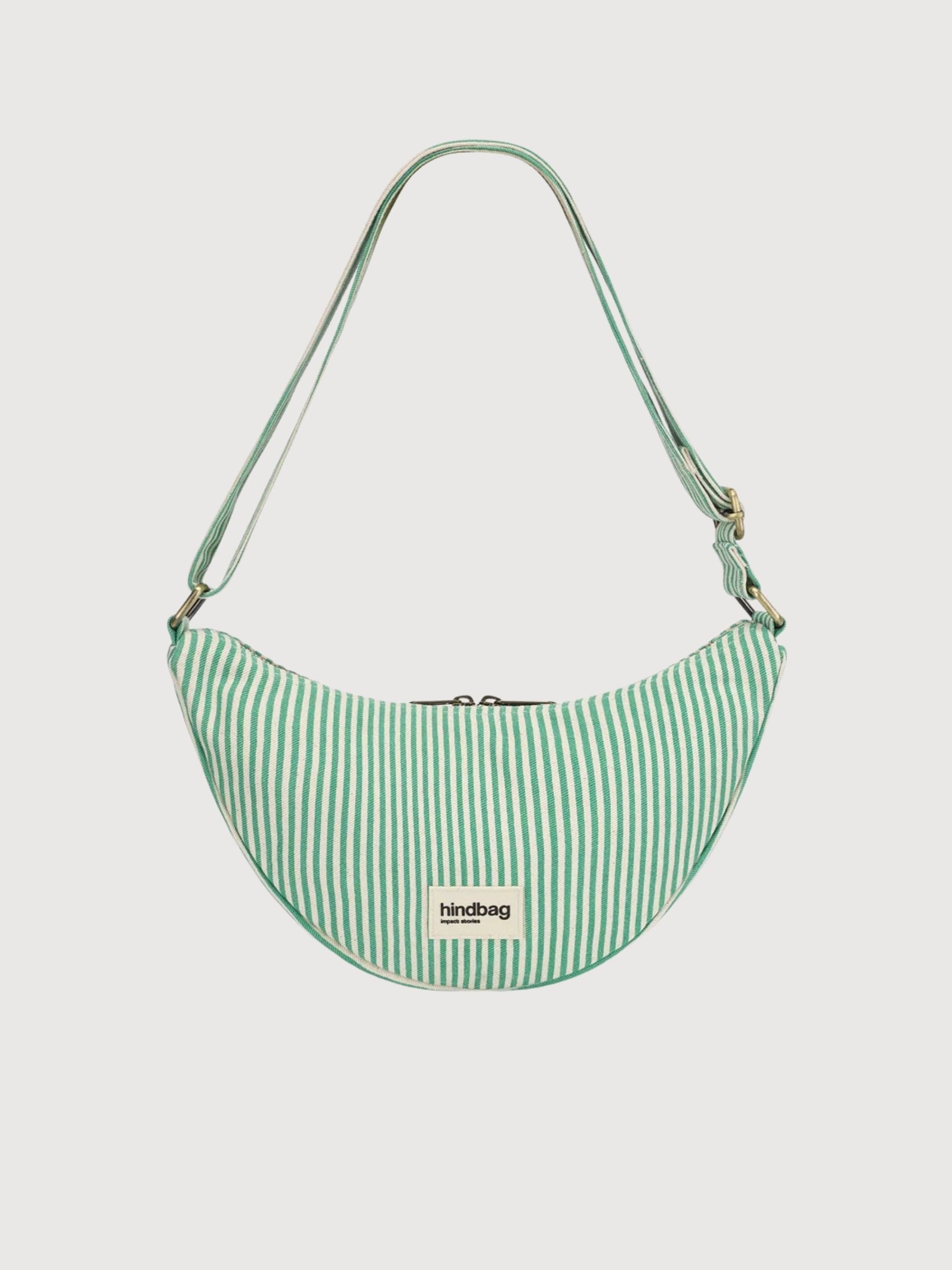Bag ANdrea Rayures Vert | Hindbag