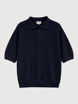 Camicia Nodo Polo Uomo Indaco Gots Cotone | Mazine