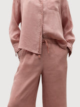 Pantalon Mosa rosa lino | Ecoalf