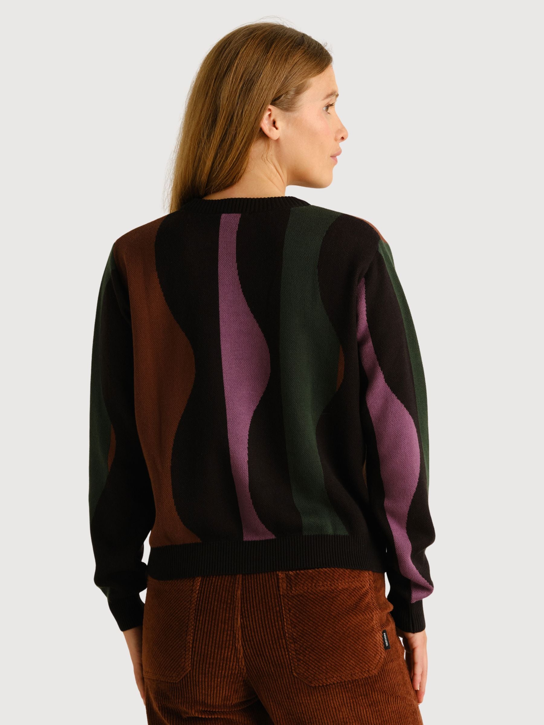 Arendal Wavy Stripe Sweater | DEDICATED