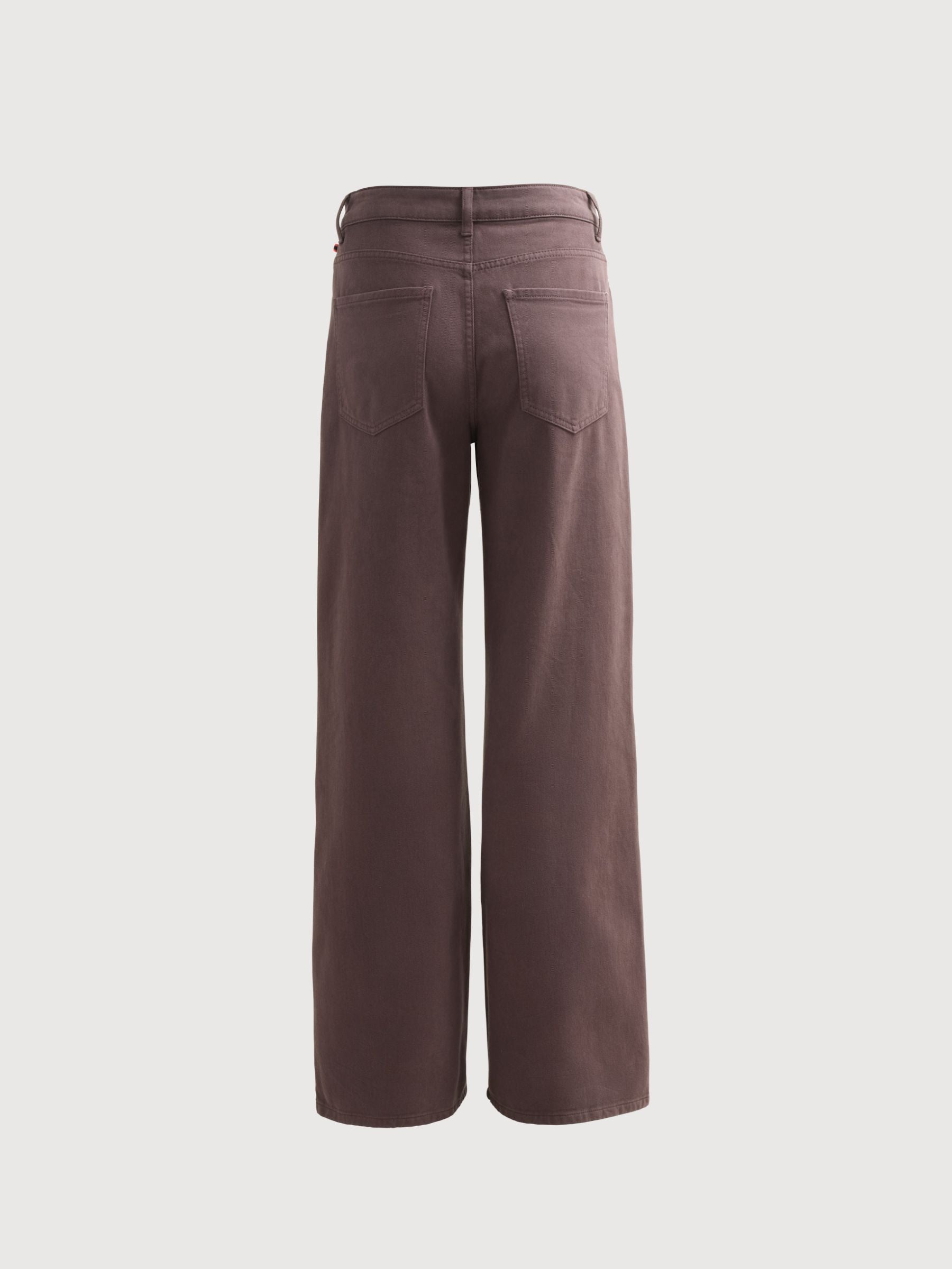 Trouser Twill Dark Brown | PEOPLE WEAR ORGANIC