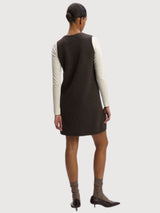Dress Uliane Cafe Cotton/Wool Woman | Stapf
