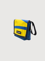 F11 LASSIE Messenger Bag Blue & Yellow | FREITAG