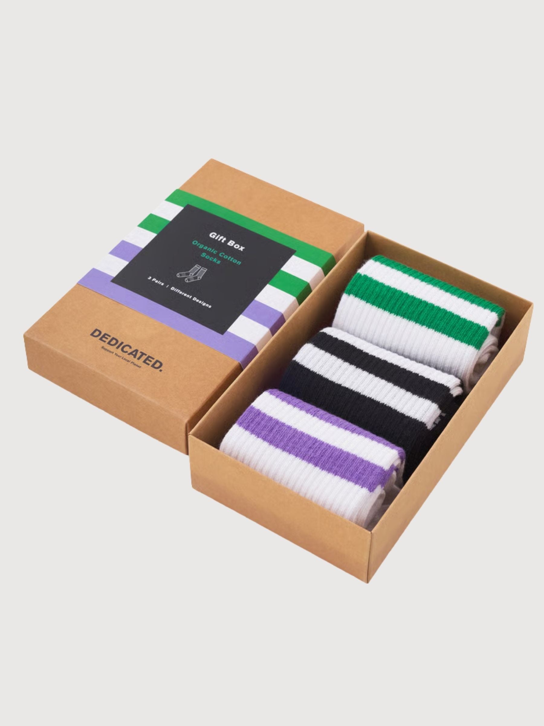 Socks 3-pack Ullevi Stripes | Dedicated