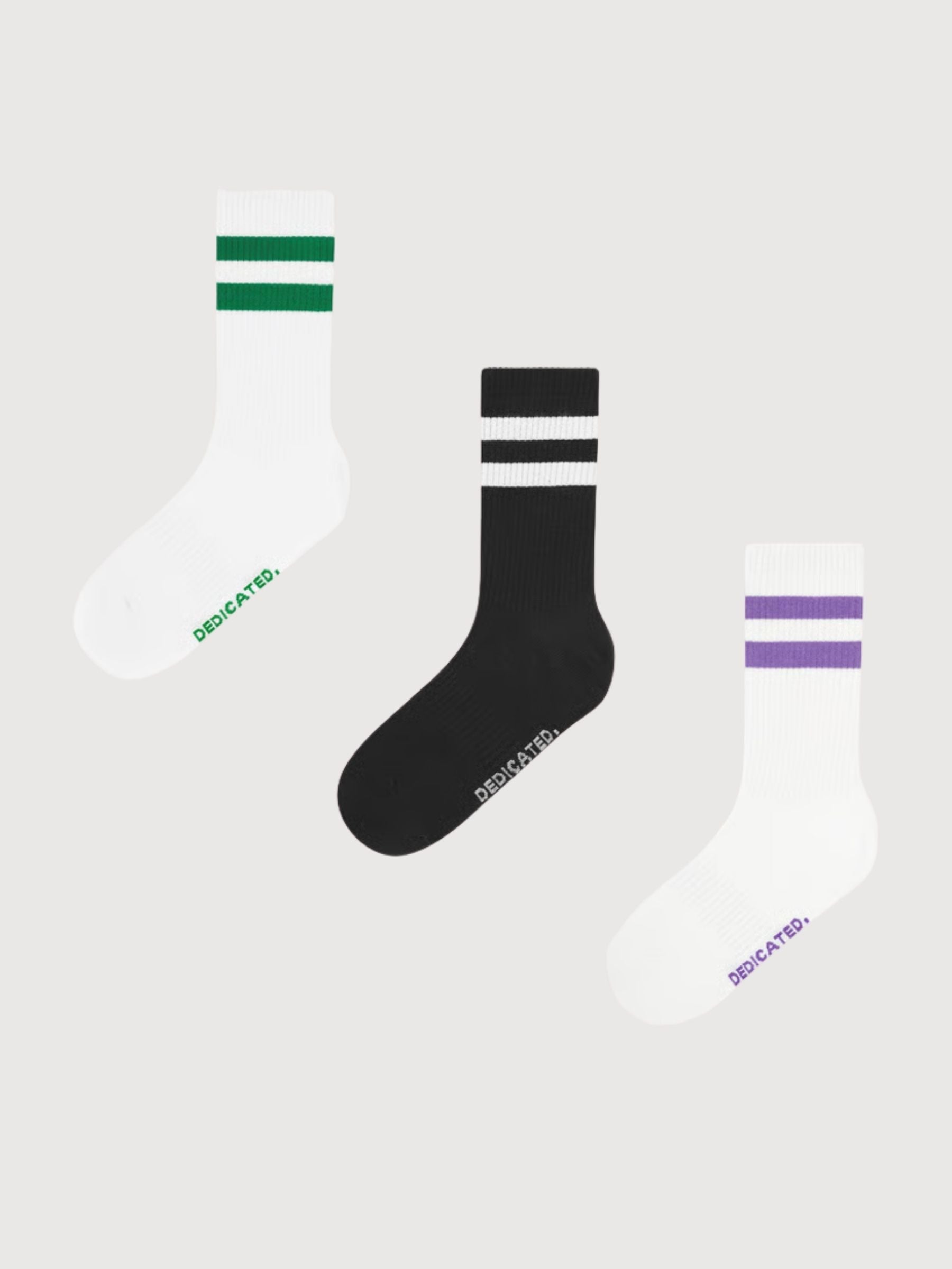 Socks 3-pack Ullevi Stripes | Dedicated