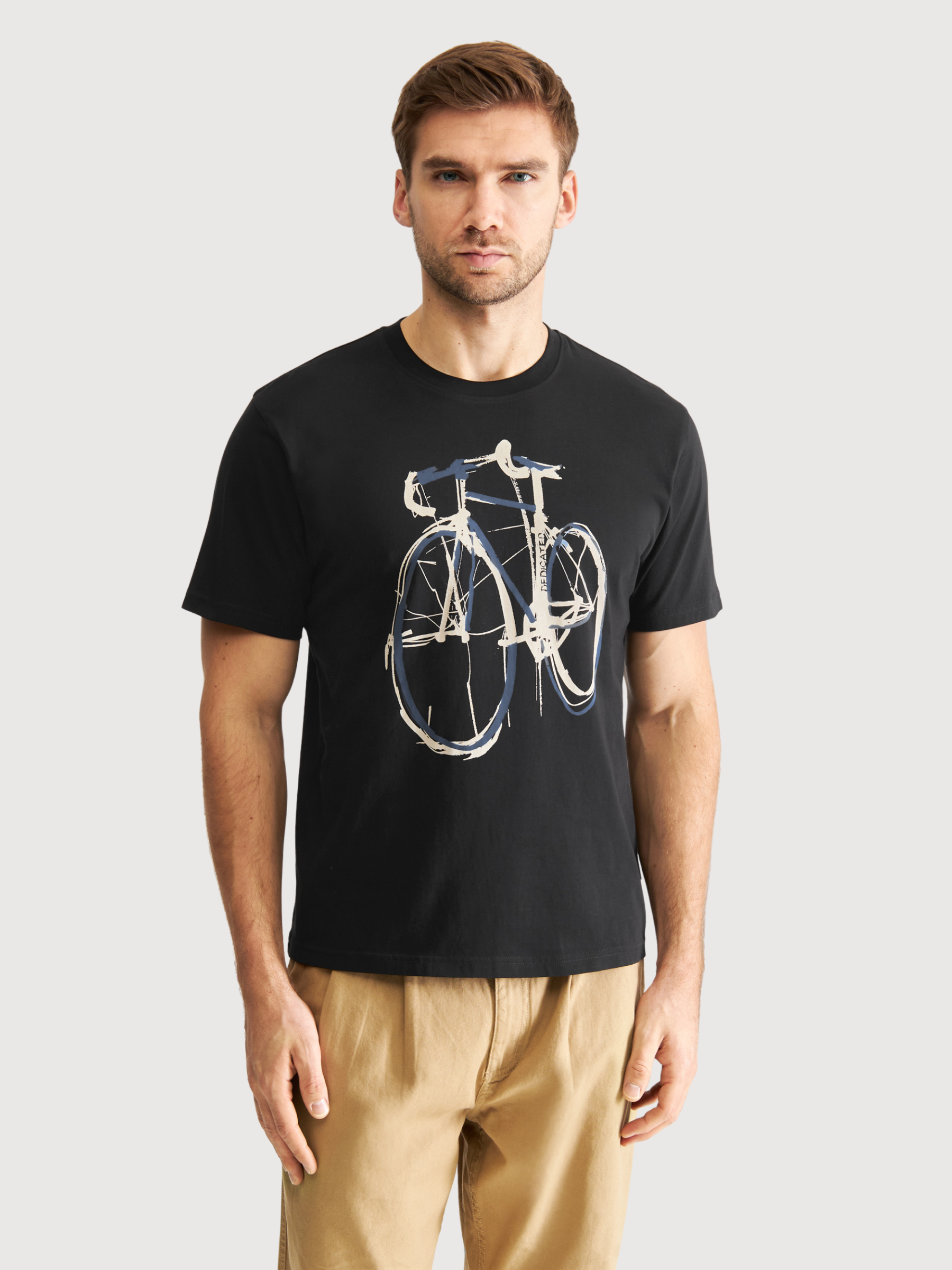 T-Shirt Stockholm Bike Black | Dedicated