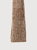Scarf Knitted Brown Unisex | Lanius