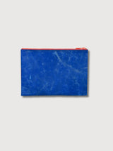 Pouch F07 Chuck Blue & Red-Stripe In Used Truck Tarps | Freitag