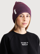 Beanie Narvik Dunkelrot und Blau | Dedicated