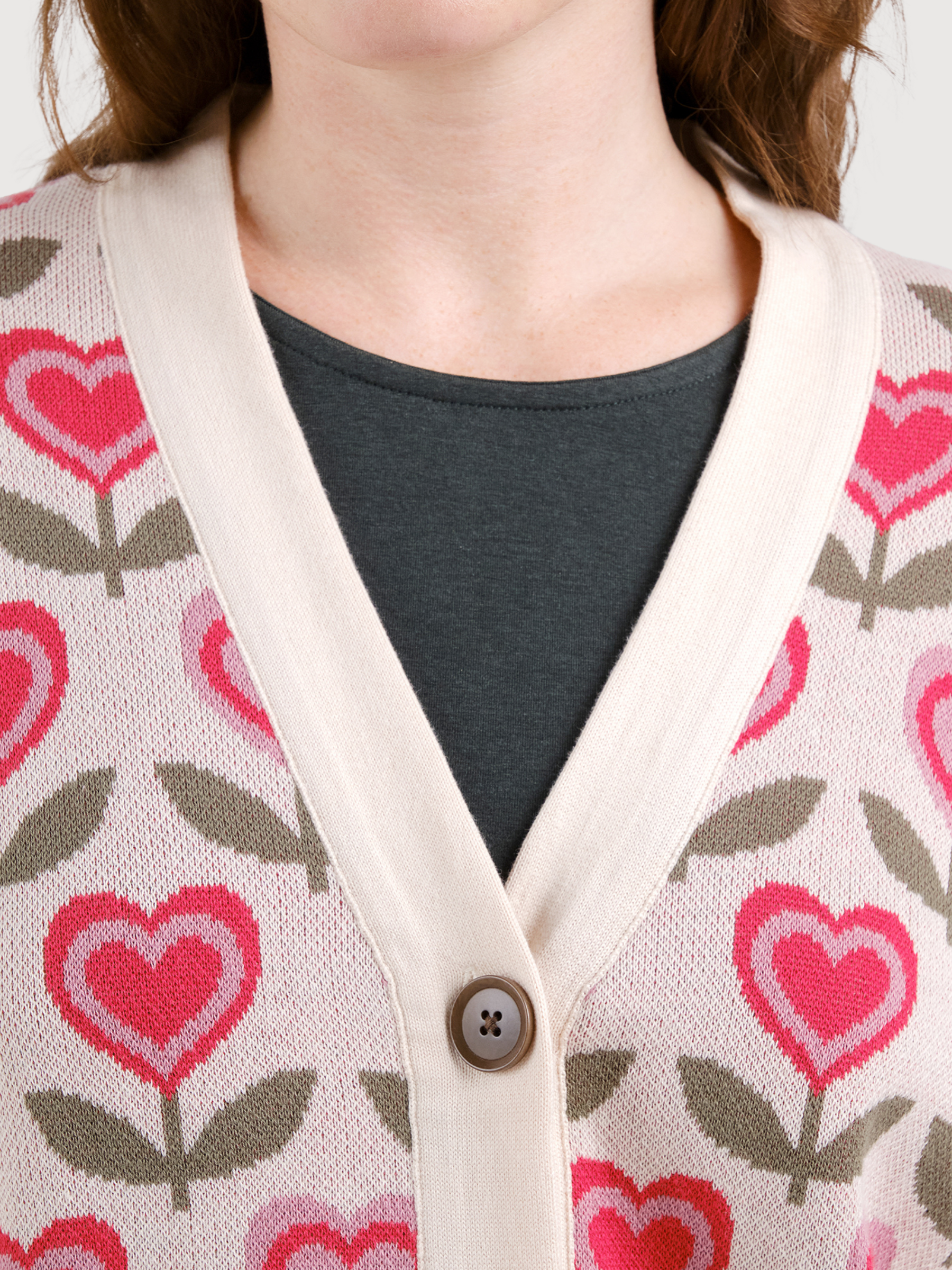 Strickjacke Kanan Hearts  Frauen| Dedicated