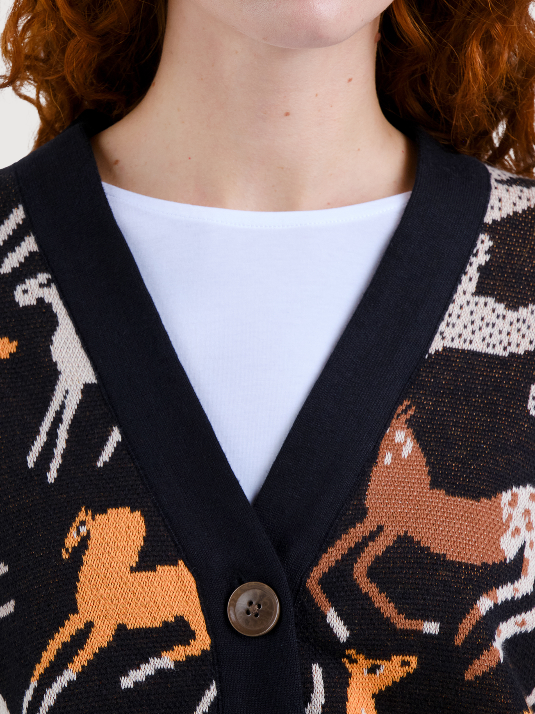 Strickjacke Kanan Horses Jacquard | Dedicated