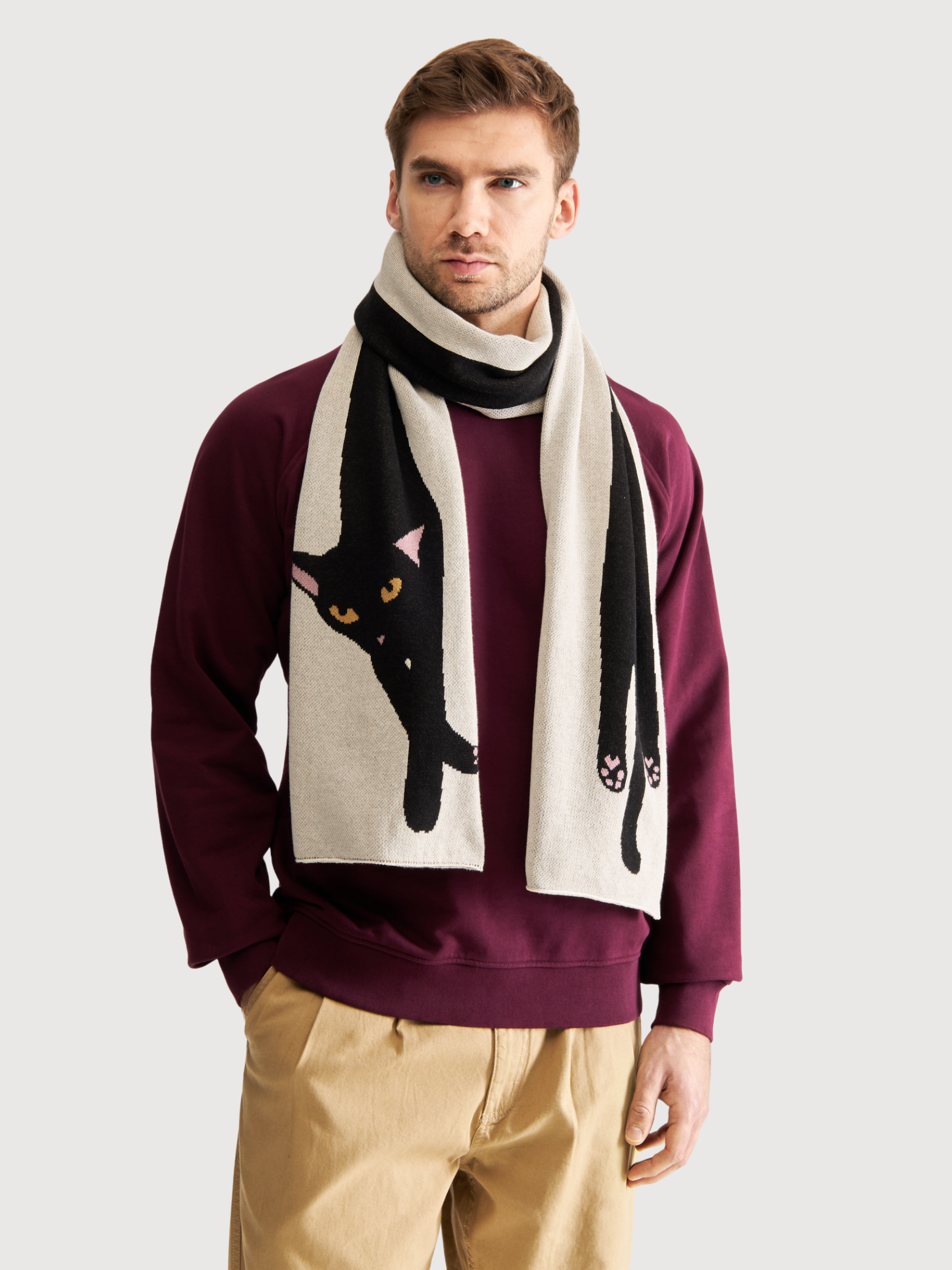 Scarf Rossberga Long Cat Unisex| Dedicated