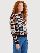 Pullover Arendal Cats Multicolour | Dedicated