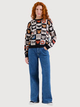 Pullover Arendal Cats Multicolour | Dedicated