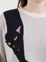 Pullover Arendal Jacquard Gatto | Dedicated