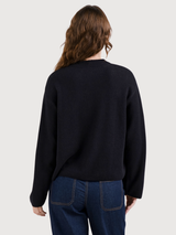 Pullover Limhamn Kittens Nero Cotone Biologico | Dedicated