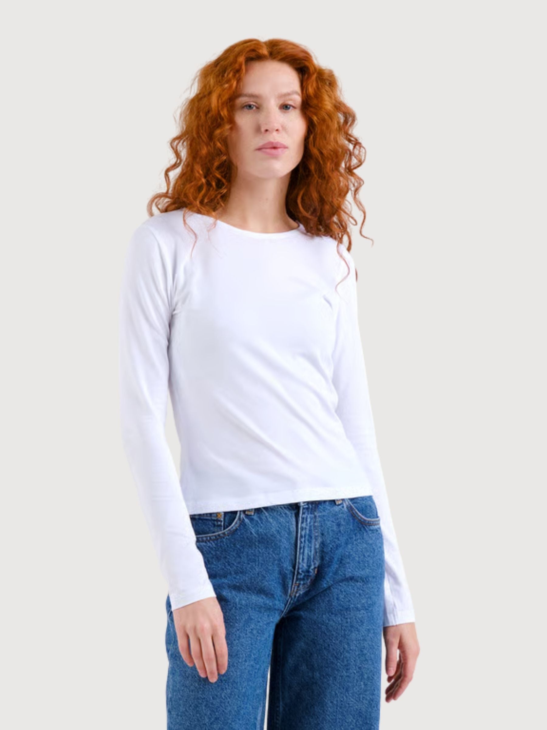 Longsleeves Salmis White | Dedicated